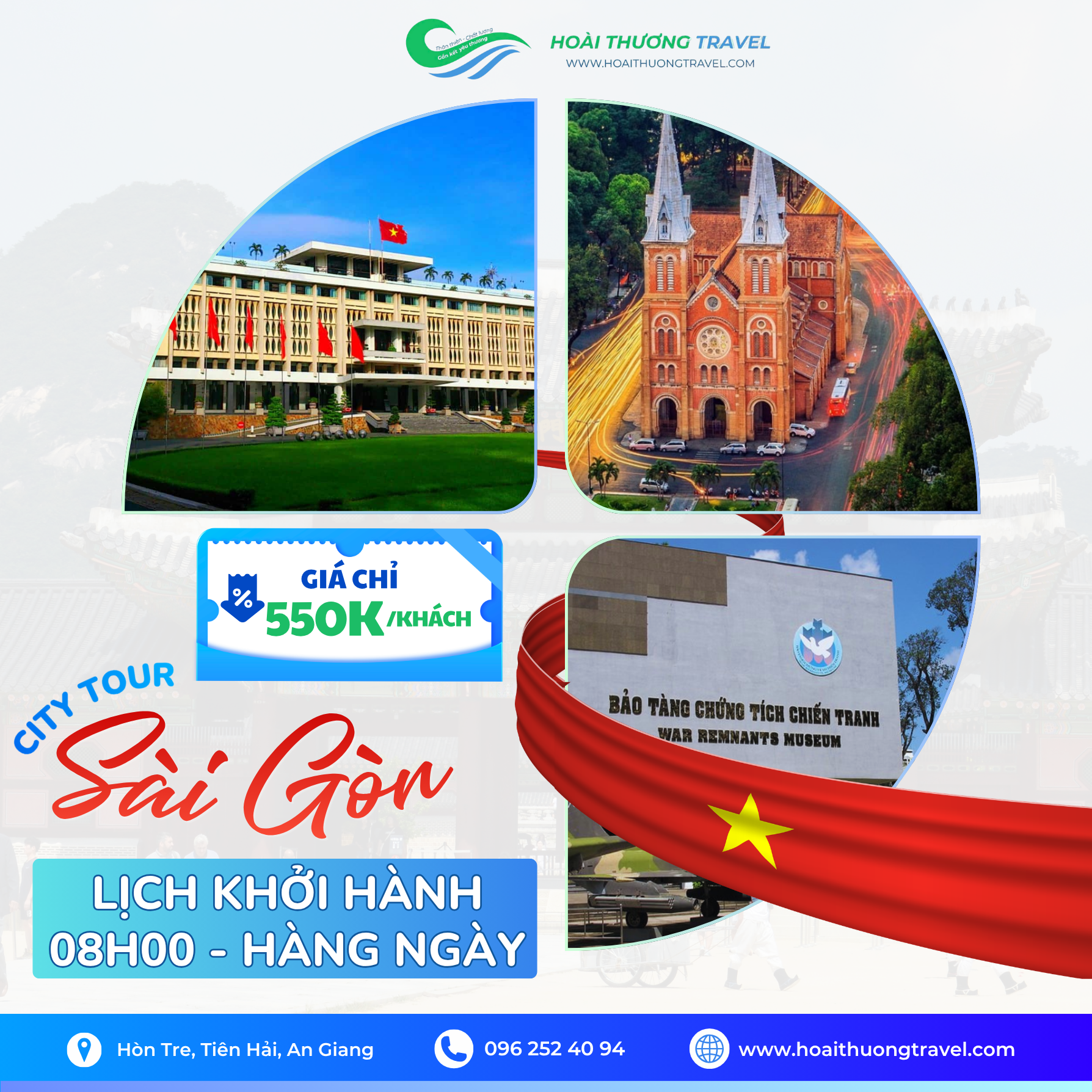 CITY TOUR SÀI GÒN 1/2 NGÀY